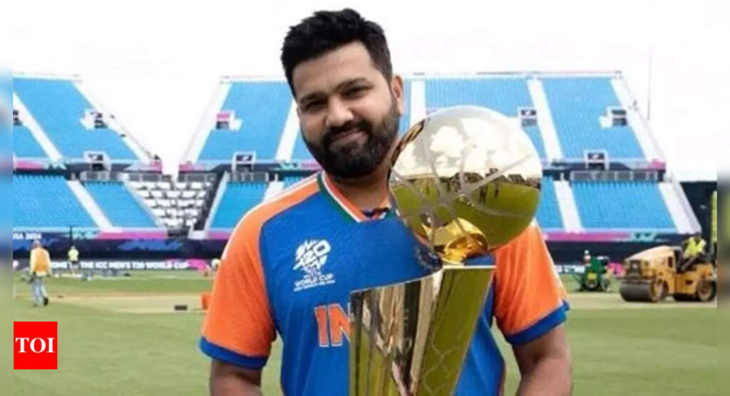 Rohit Sharma's hilarious 'Oh Larry Paaji' comment on NBA Trophy goes viral - Watch | Cricket News