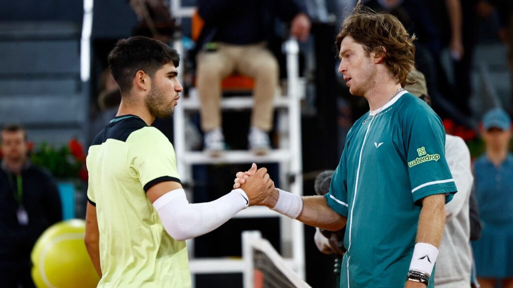 Madrid Open 2024: Carlos Alcaraz crashes out in quarters after losing to Andrey Rublev