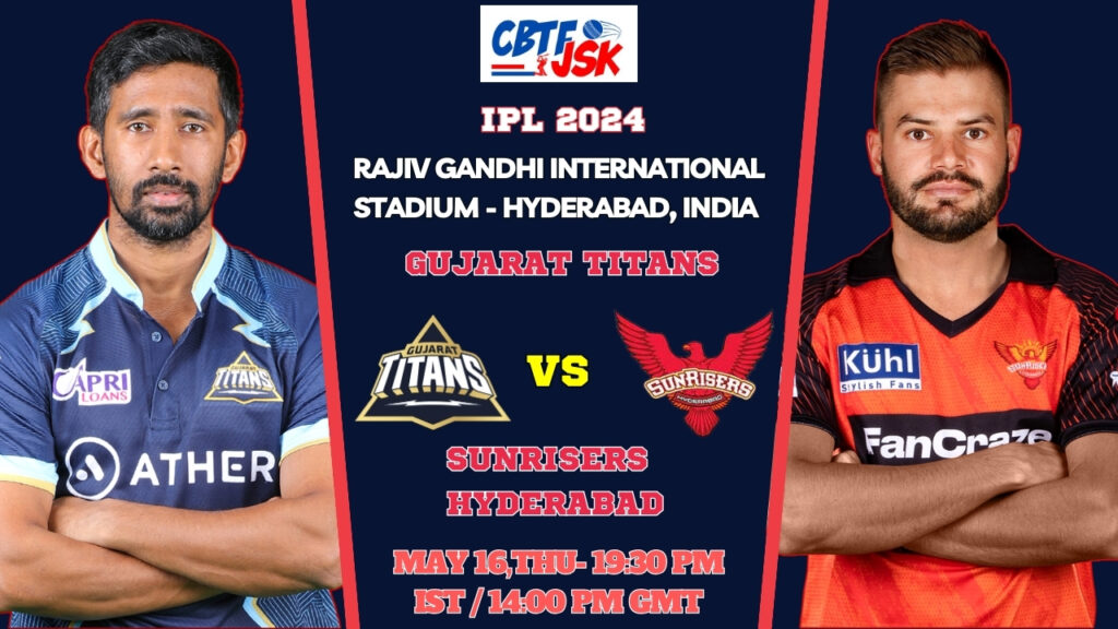 Sunrisers Hyderabad vs Gujarat Titans Today Match Prediction & Live Odds - IPL 2024