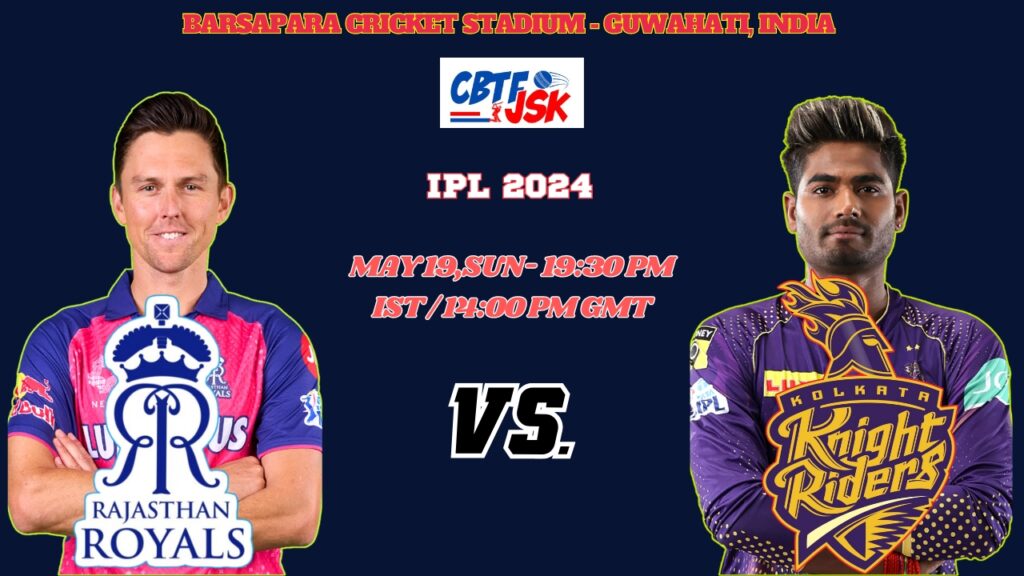 Rajasthan Royals vs Kolkata Knight Riders Today Match Prediction & Live Odds - IPL 2024