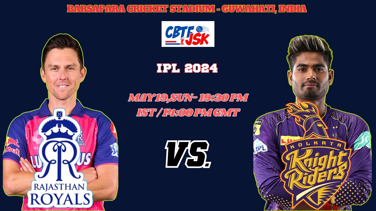 Rajasthan Royals vs Kolkata Knight Riders Today Match Prediction & Live Odds - IPL 2024