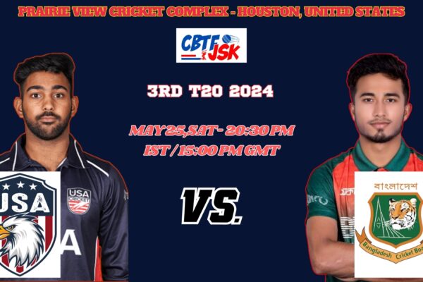 UNITED STATES vs BANGLADESH 3rd T20 Match Prediction, Betting Tips & Odds