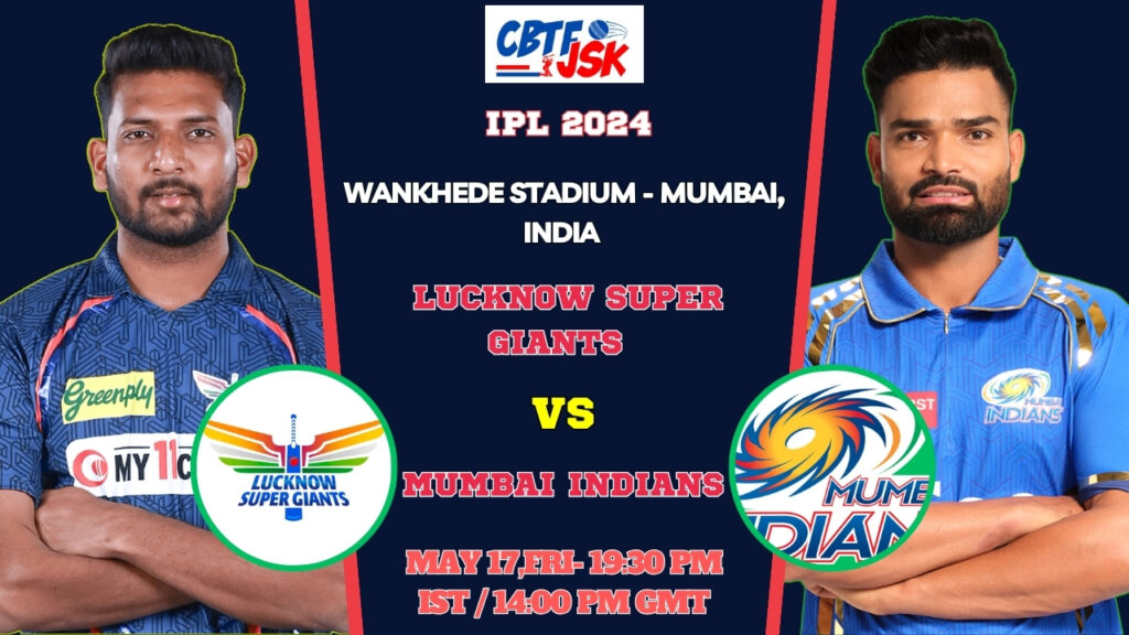 Mumbai Indians vs Lucknow Super Giants Today Match Prediction & Live Odds - IPL 2024