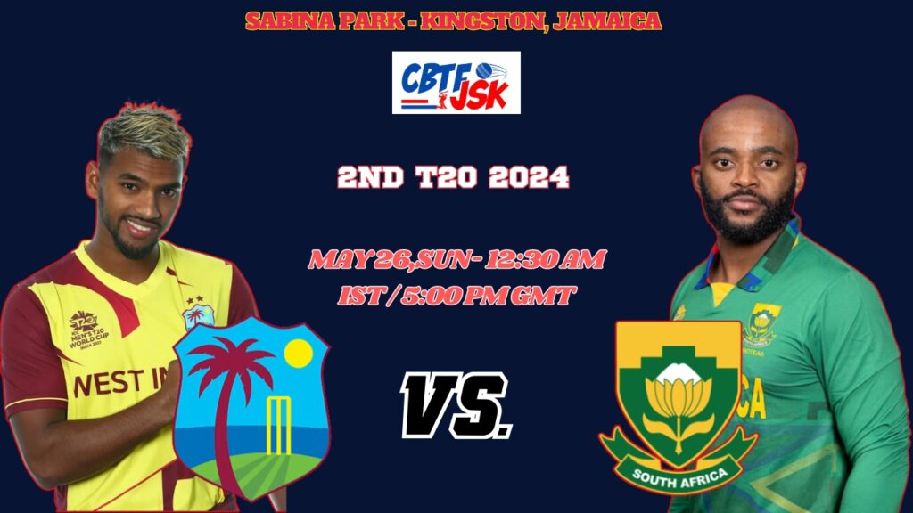 West Indies vs South Africa 2nd T20 Match Prediction, Betting Tips & Odds