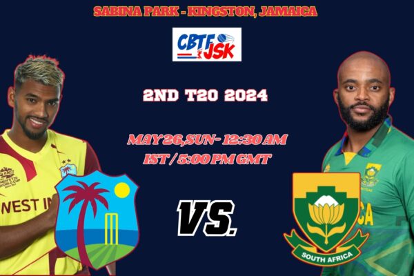 West Indies vs South Africa 2nd T20 Match Prediction, Betting Tips & Odds