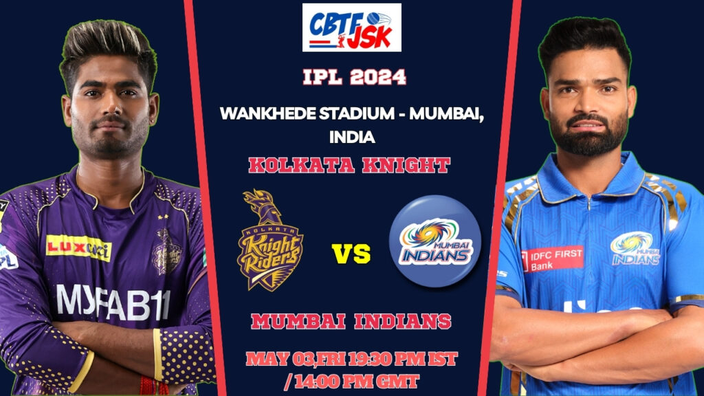 Mumbai Indians vs Kolkata Knight Riders Today Match Prediction & Live Odds - IPL 2024