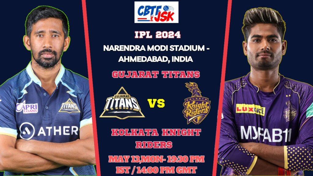 Gujarat Titans vs Kolkata Knight Riders Today Match Prediction & Live Odds - IPL 2024