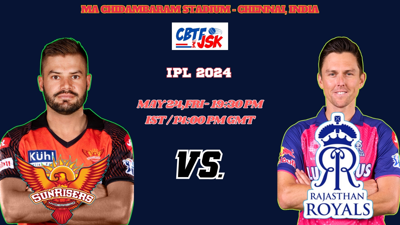 Sunrisers Hyderabad vs Rajasthan Royals Today Match Prediction & Live Odds - Qualifier IPL 2024