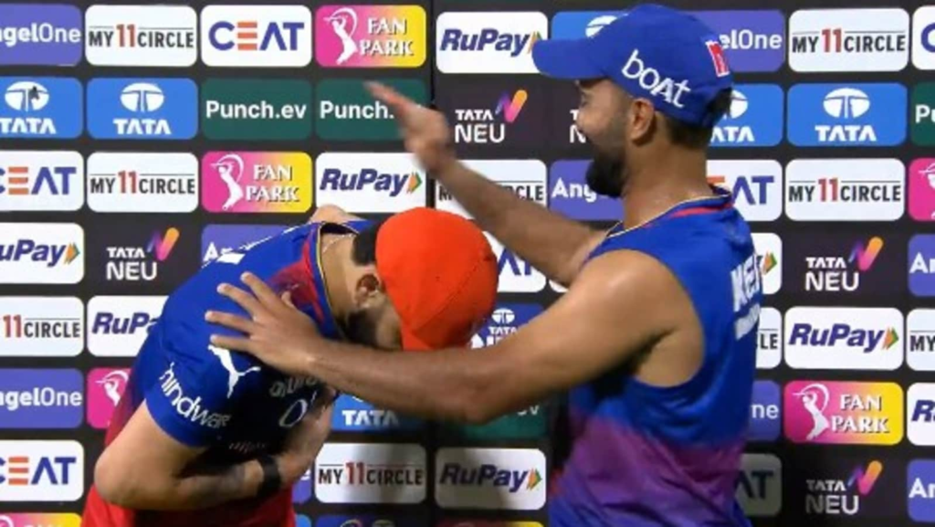 Virat Kohli's brilliant gesture for Dinesh Karthik during Orange Cap presentation as RCB WK's cameo ensures win vs GT