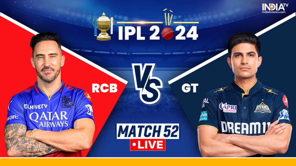 Royal Challengers Bengaluru vs Gujarat Titans free streaming, match updates, highlights – India TV