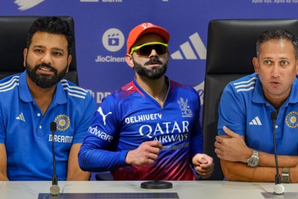 Rohit Sharma laughs, Agarkar comes up with 'experience' retort on Virat Kohli's strike rate question