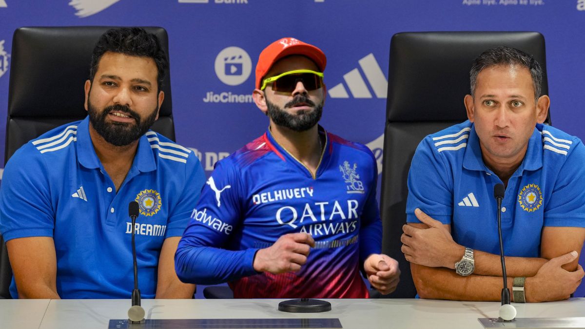 Rohit Sharma laughs, Agarkar comes up with 'experience' retort on Virat Kohli's strike rate question