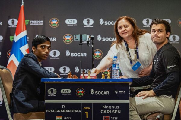 R Praggnanandhaa registers first-ever classical win over world number one Magnus Carlsen, leads Norway chess tournament – India TV