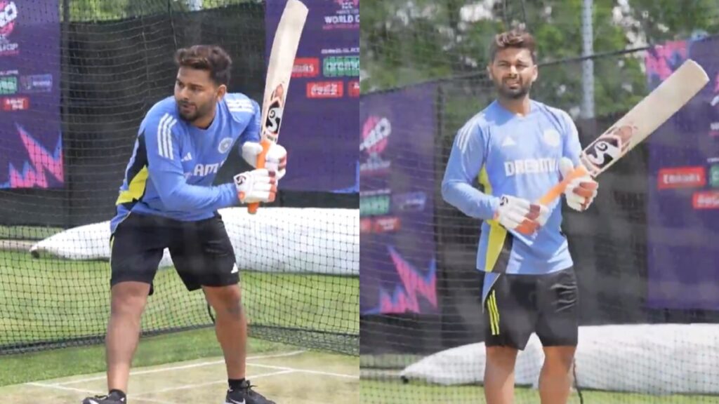 Rishabh Pant turns emotional after participating in first net session with Team India following car crash – India TV