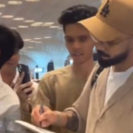 Watch: Virat Kohli leaves for the USA, gives autograph to fan at Mumbai Airport