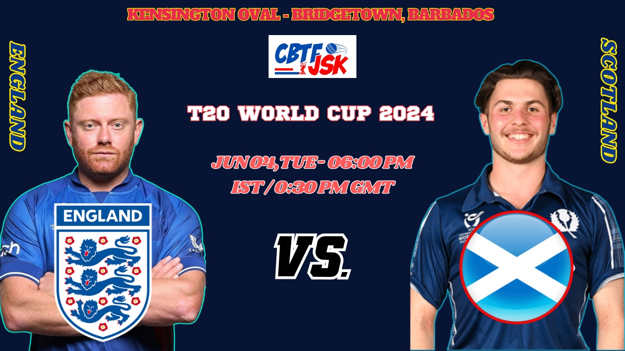 England vs Scotland Match Prediction, Betting Tips & Odds - T20 World Cup 2024