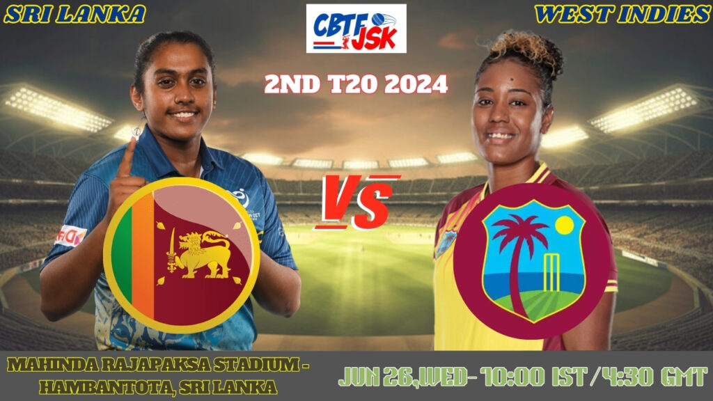 Sri Lanka vs West Indies Women 2nd T20 Match Prediction, Betting Tips & Odds