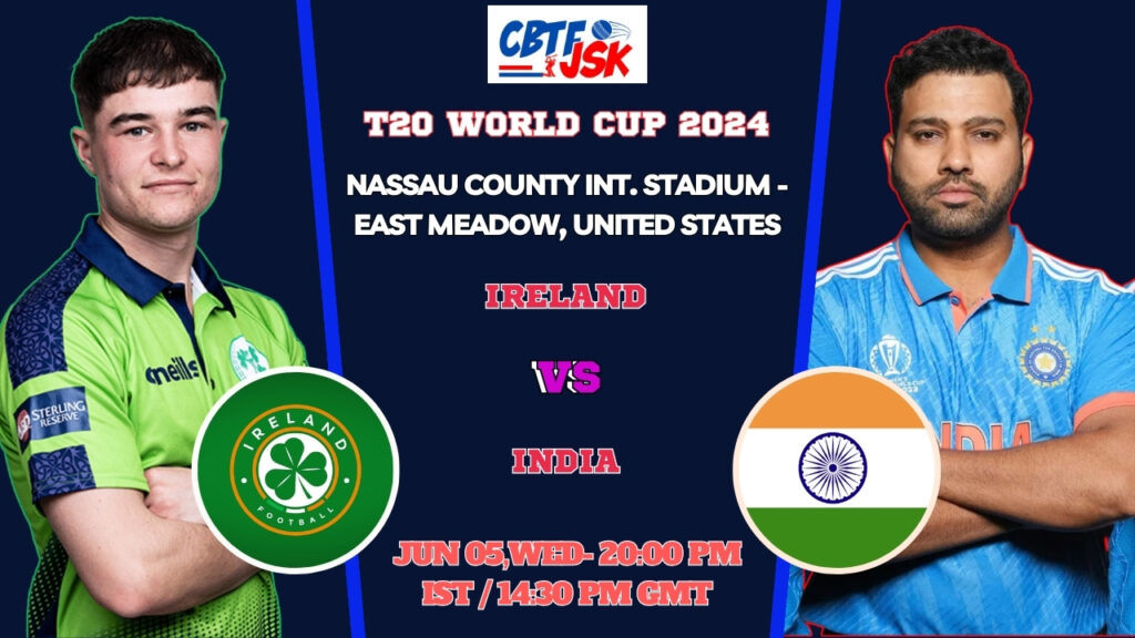 India vs Ireland Match Prediction, Betting Tips & Odds - T20 World Cup 2024