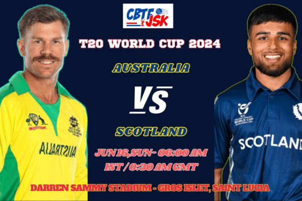 Australia vs Scotland Match Prediction, Betting Tips & Odds - T20 World Cup 2024