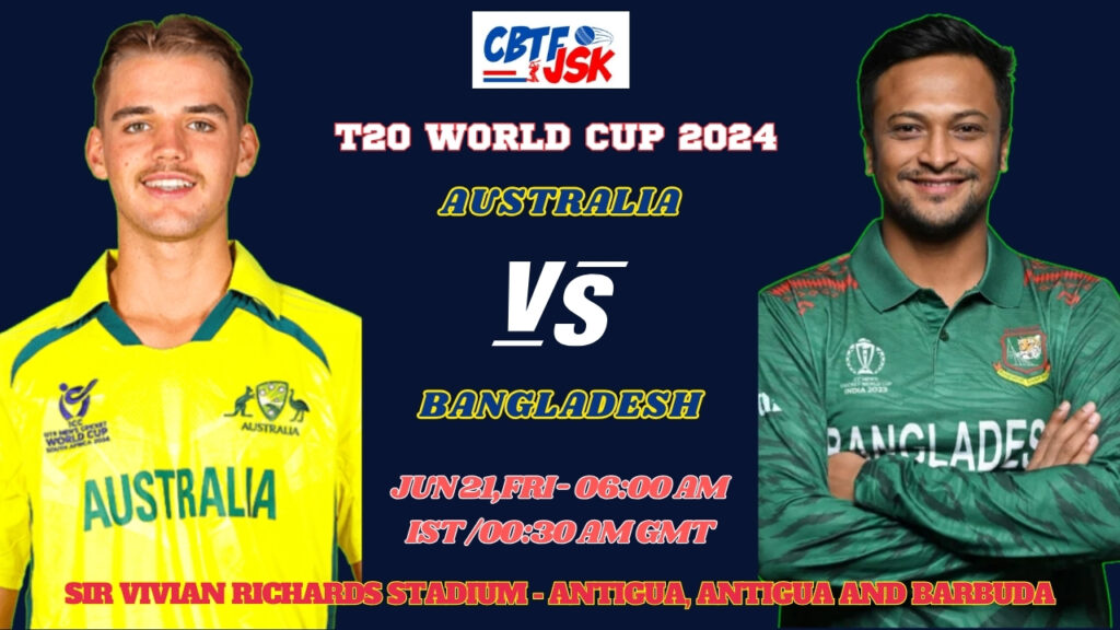 Australia vs Bangladesh Match Prediction, Betting Tips & Odds - T20 World Cup 2024