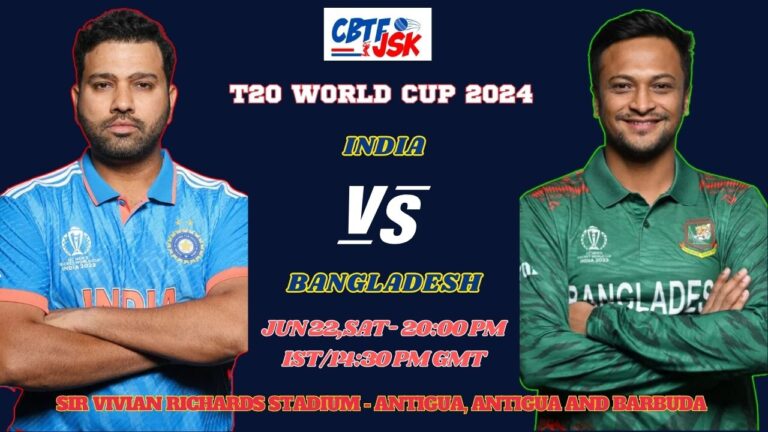 India vs Bangladesh Match Prediction, Betting Tips & Odds – T20 World Cup 2024