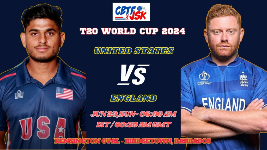 United States vs England Match Prediction, Betting Tips & Odds - T20 World Cup 2024