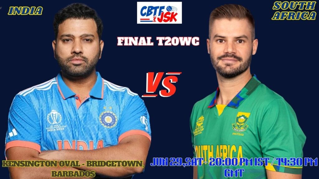 India vs South Africa Match Prediction, Betting Tips & Odds - Final T20 World Cup 2024