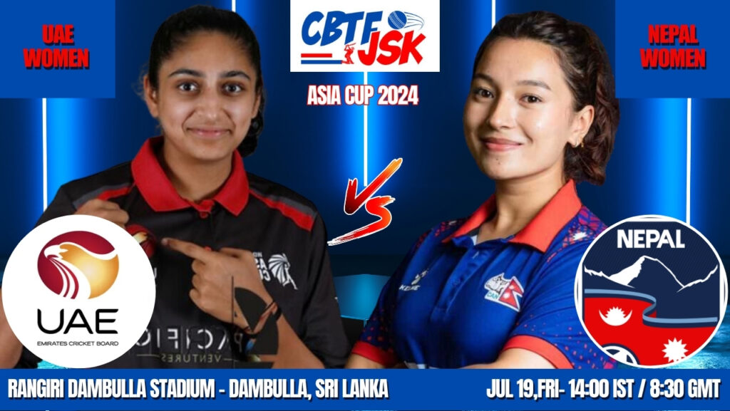 UAE vs Nepal Women Today Match Prediction & Live Odds - Asia Cup 2024