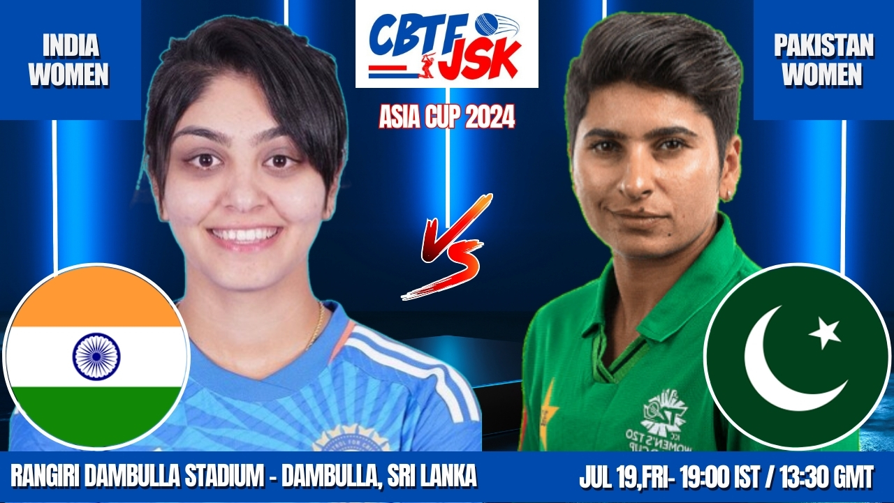 India vs Pakistan Women Today Match Prediction & Live Odds - Asia Cup 2024