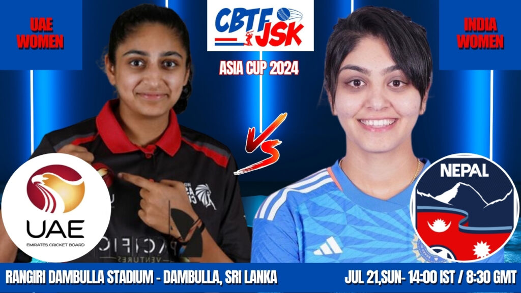 India vs UAE Women Today Match Prediction & Live Odds - Asia Cup 2024