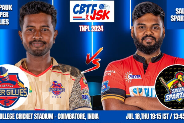 Salem Spartans vs Chepauk Super Gillies Today Match Prediction & Live Odds - TNPL 2024