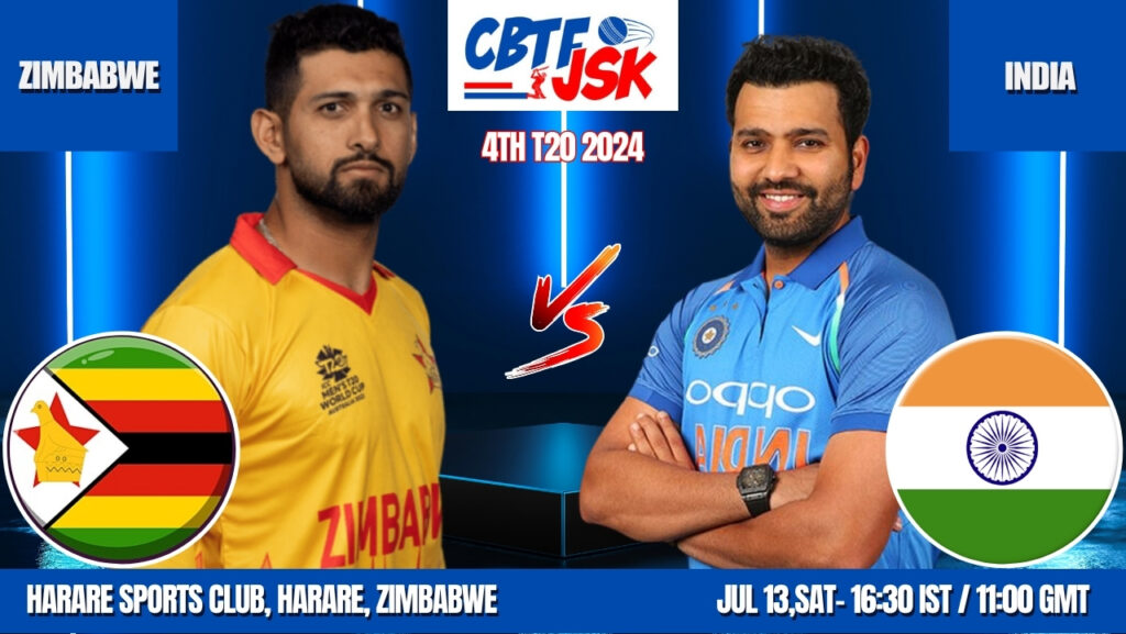 Zimbabwe vs India 4th T20 Match Prediction, Betting Tips & Odds