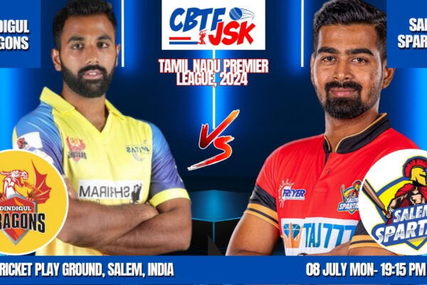 DINDIGUL DRAGONS VS SALEM SPARTANS, TNPLT20, TODAY MATCH PREDICTION