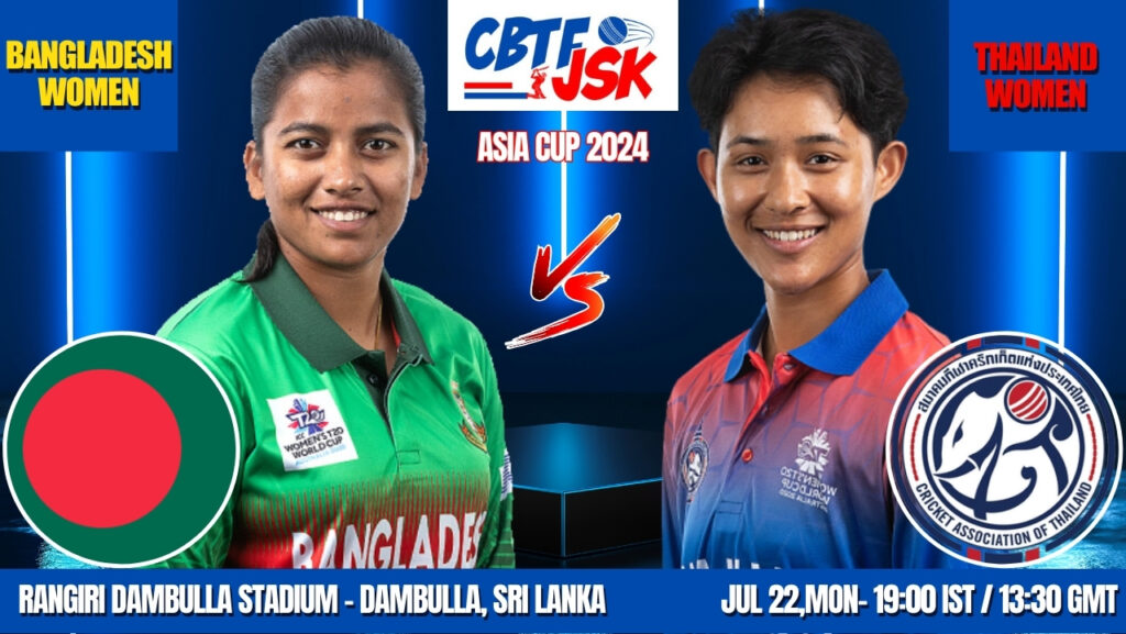 Bangladesh vs Thailand Women Today Match Prediction & Live Odds - Asia Cup 2024