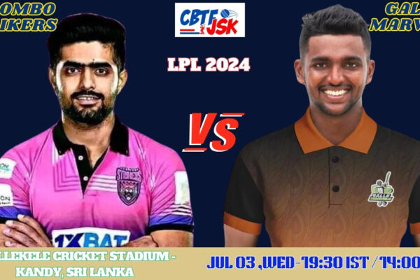 Galle Marvels vs Colombo Strikers Today Match Prediction & Live Odds - LPL 2024