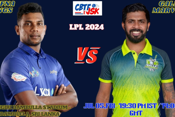 Galle Marvels vs Jaffna Kings Today Match Prediction & Live Odds - LPL 2024