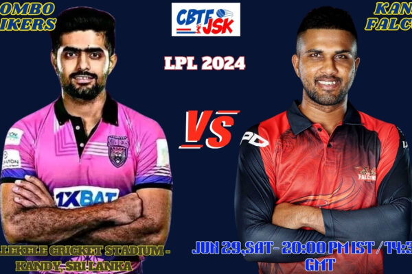 Colombo Strikers vs Kandy Falcons Today Match Prediction & Live Odds - LPL 2024