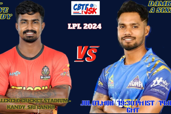 B-Love Kandy vs Dambulla Sixers Today Match Prediction & Live Odds - LPL 2024