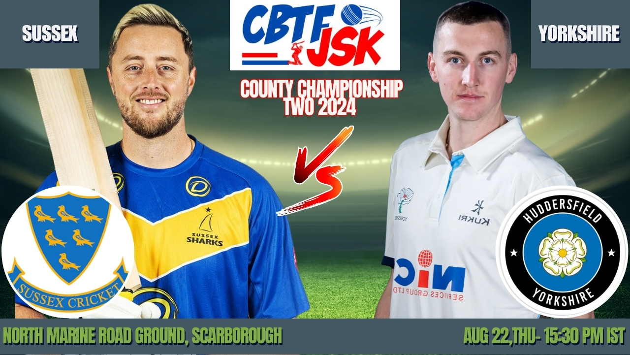 Yorkshire vs Sussex, County Championship Two, Today Match Prediction