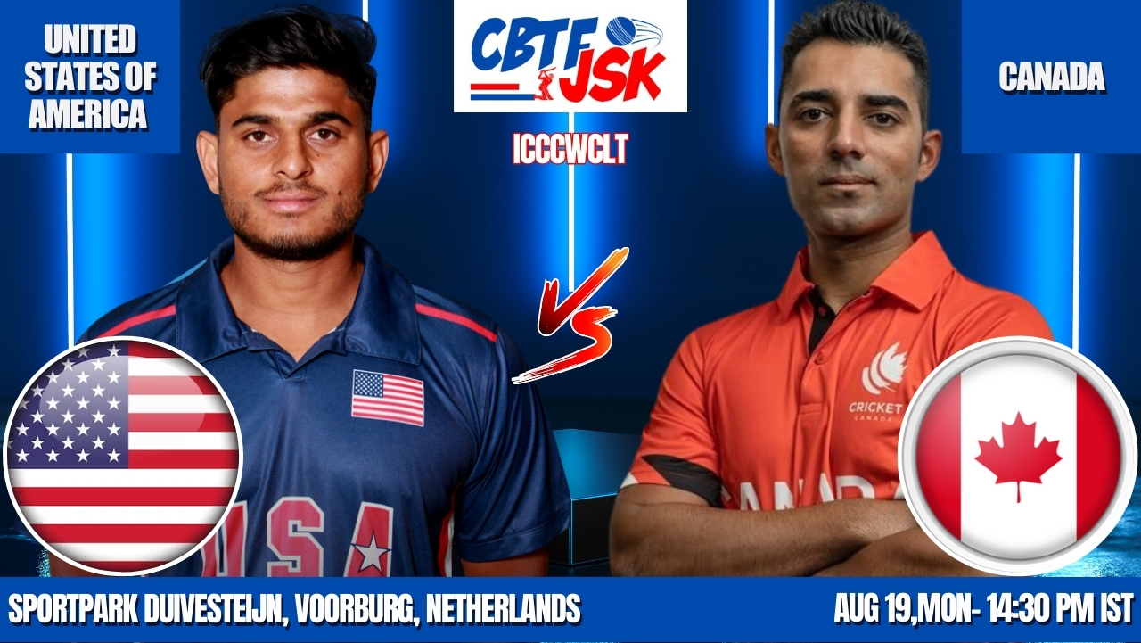 Canada vs United States of America, ICCCWCLT, Today Match Prediction