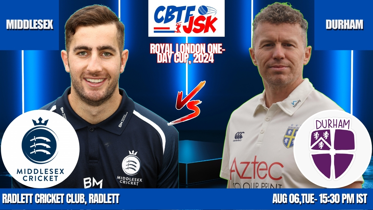 Middlesex vs Durham, RLODC, Today Match Prediction