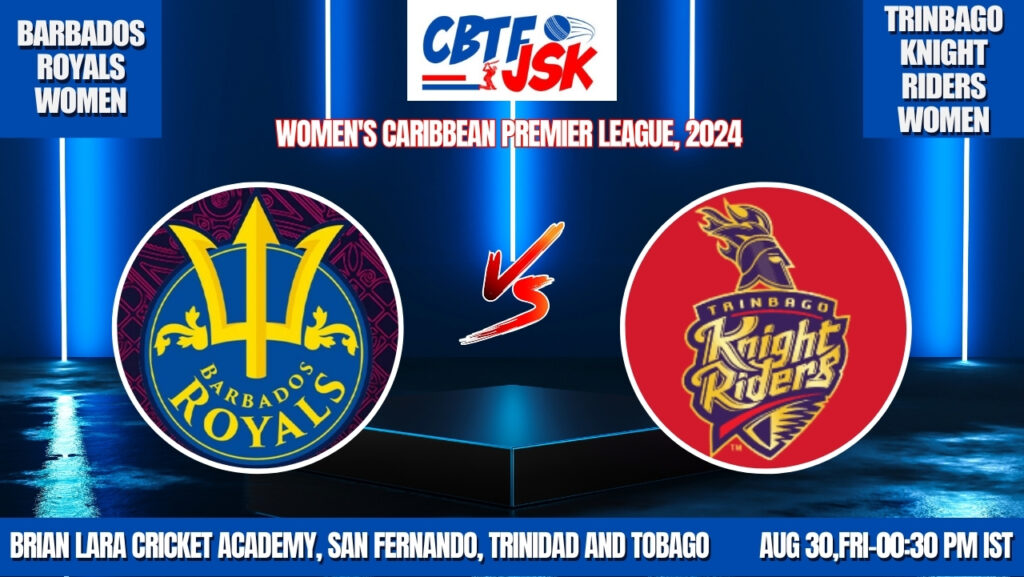 Barbados Royals vs Trinbago Knight Riders Women's, WCPLT20, Today Match Prediction