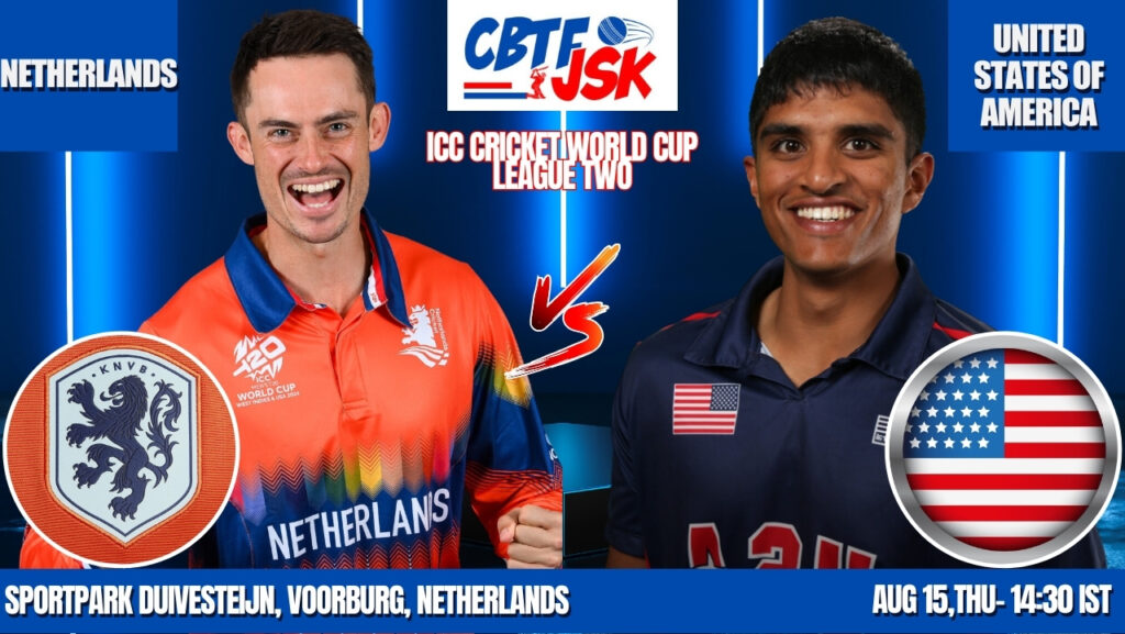 Netherlands vs United States of America, ICCCWCLT, Today Match Prediction