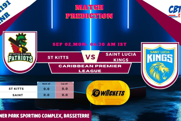 St Kitts and Nevis Patriots vs Saint Lucia Kings, CPLT20, Today Match Prediction