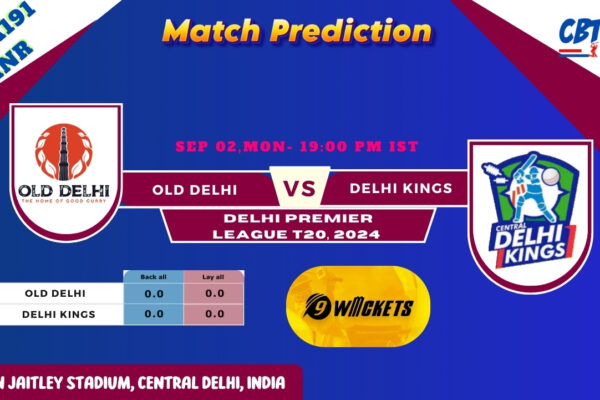 Old Delhi vs Central Delhi Kings, DPLT20, Today Match Prediction