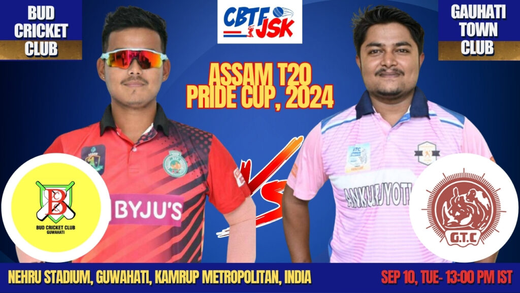 Bud Cricket Club vs Gauhati Town Club, ASMT20, Today Match Prediction