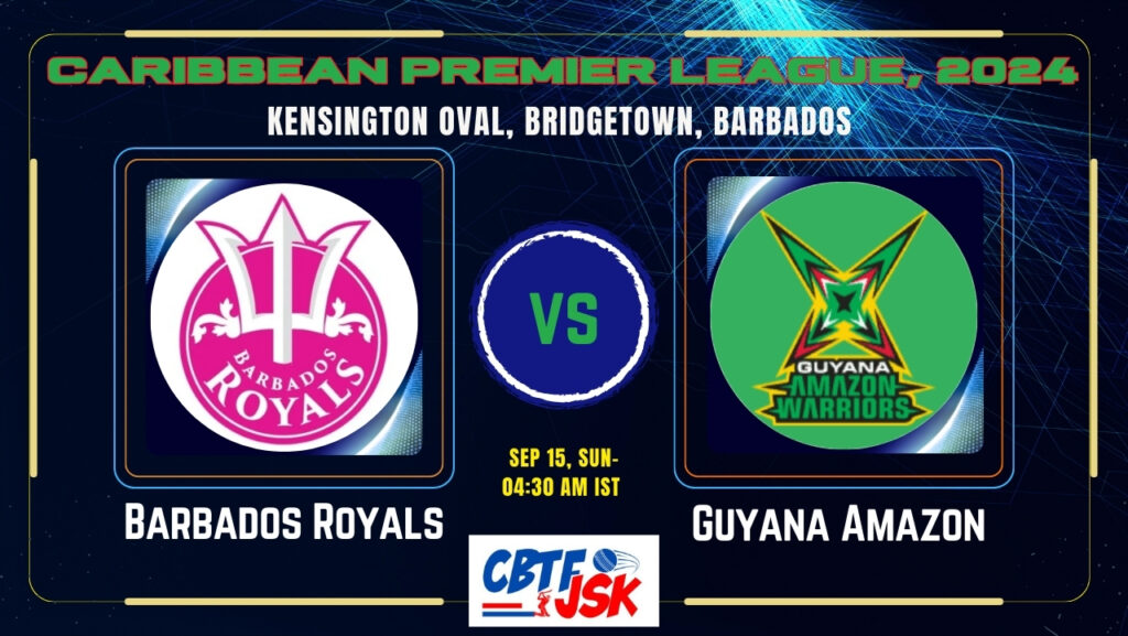 Barbados Royals vs Guyana Amazon Warriors, CPLT20, Today Match Prediction