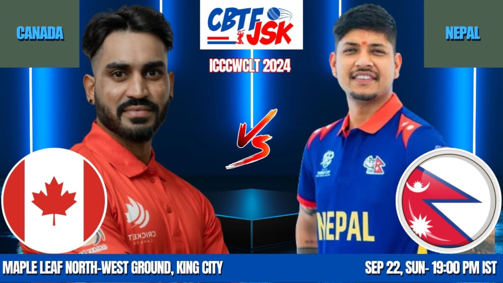 Canada vs Nepal, ICCCWCLT, Today Match Prediction