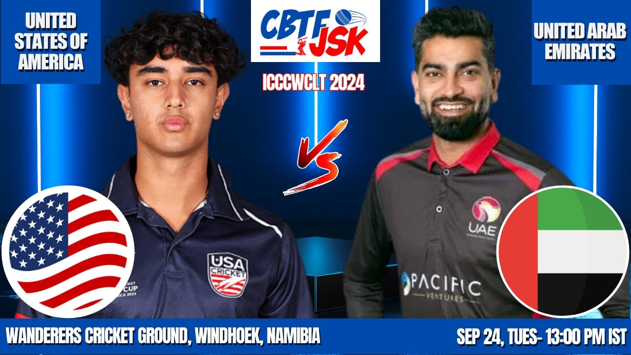 United Arab Emirates vs United States of America, ICCCWCLT, Today Match Prediction