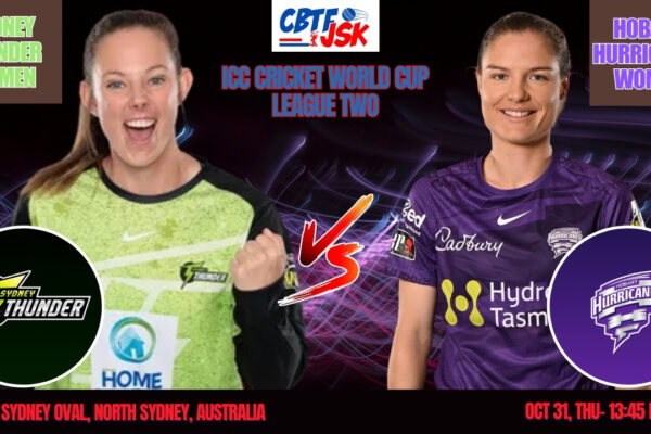 Sydney Thunder Women vs Hobart Hurricanes Women, WBBLT20, Today Match Prediction